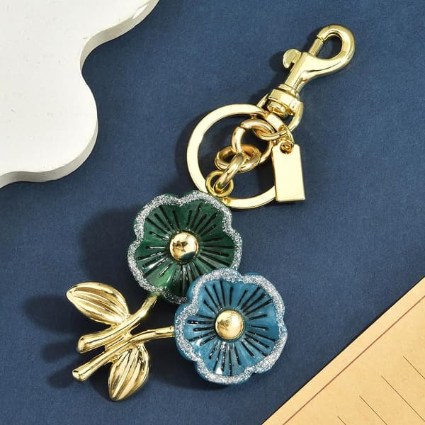 Väskberlocker för handväskor - Söt handväskkedjeberlock - Väskaccessoarer Berlocker för kvinnor 2 Flowers