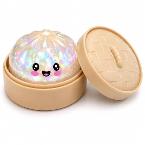 Glitter Dumpling Squishy Mystery Box - UV farveskiftende - Squishies Legetøj