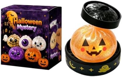 Halloween Spooky Ghost Dumpling Squishies Legetøj, Dumplings Stressbolde til Voksne Fidget Legetøj med Damper, Aflastning Fidget Sensorisk til Helligdage & 111#orange