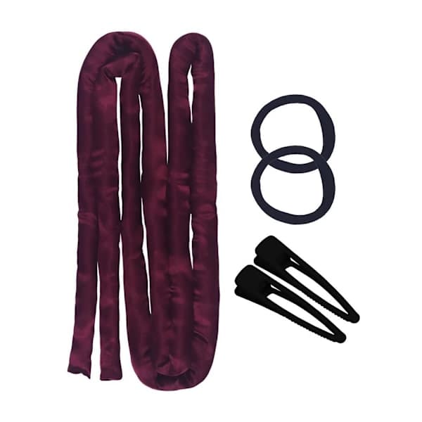 Värmefri locktångsstång lockhårskit VINRÖD WINE RED