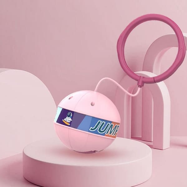 Lysande studsande boll Ankelhoppboll ROSA Rosa Pink