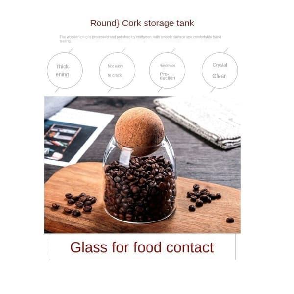 Te Kaffe Socker Behållare Matförvaringsburk 1300ML 1300ML 1300ml 1300ml