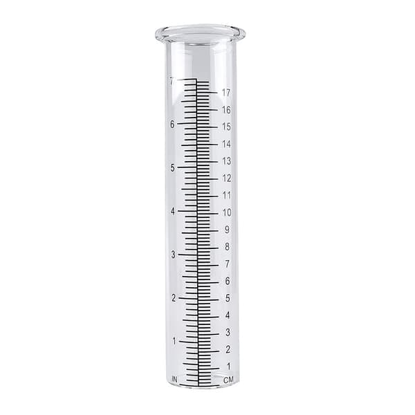 Regnmätare Regnmätverktyg Glasrör 21cm/8 Tum