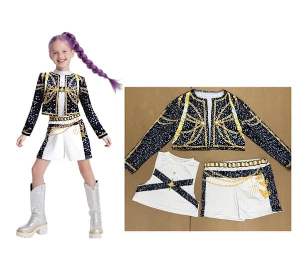2026 Demon Hunter K-Pop Kostym - Halloweenkostym för flickor Cosplay 100cm, style5 style5 100cm