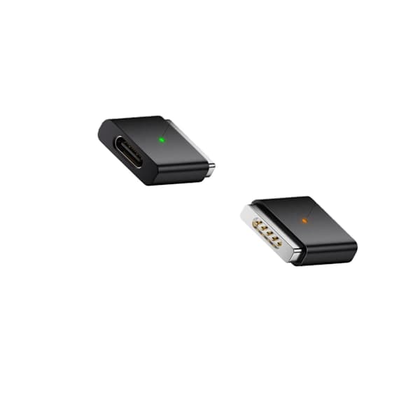 USB-C–MagSafe 2 -adapteri 100W – Lataa MacBookisi helposti Musta Musta Black