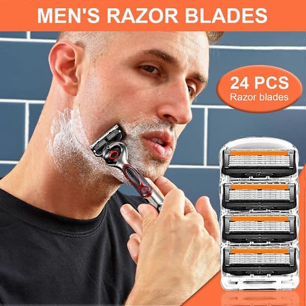 ProGlide barberblade, 24 udskiftningsblade, ProGlide vådbarberingspakke til mænd