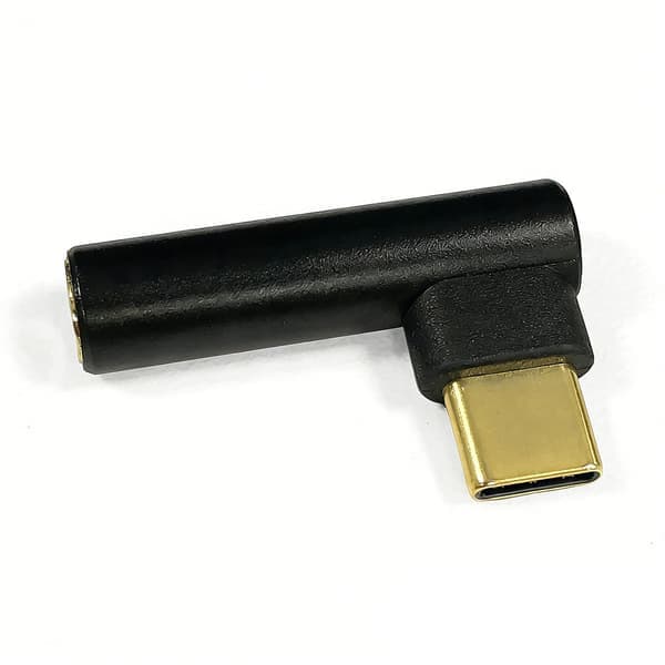 USB-C til 3,5 mm Aux lydadapter Grå