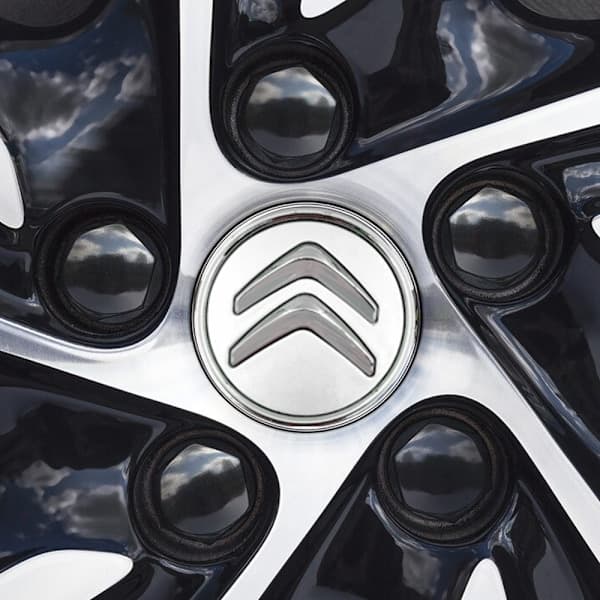 4-pack Citroën centrumkåpor / navkapslar, 60mm, silver bilhjulsskydd B90 60mm - Silver