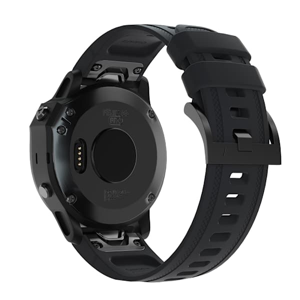 Urrem til Garmin Fenix 7S/6S/5S, Garmin Instinct 2s 20 mm Sort Sort
