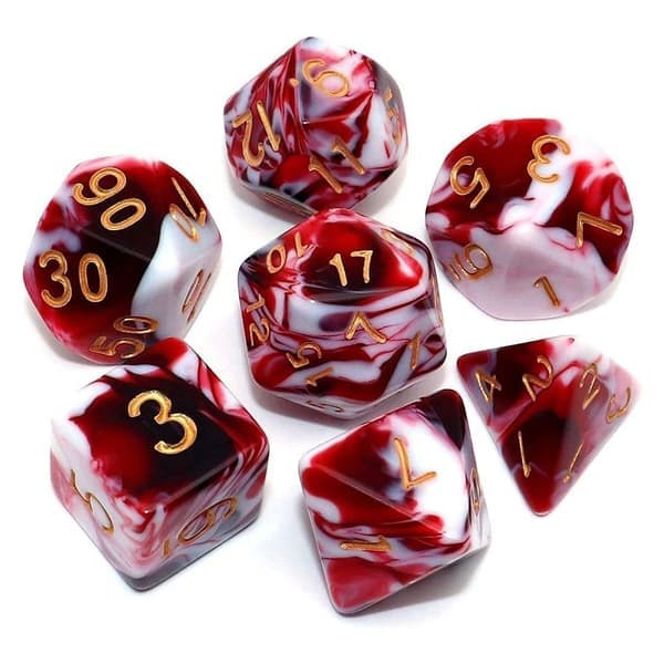DND Tärningar Polyedriskt Tärningsspel