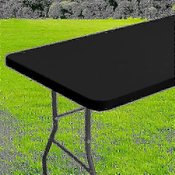 Premium tvättbar hopfällbar picknickbordsduksskydd för rektangulära uteplatsbord utomhus blue 153x76cm