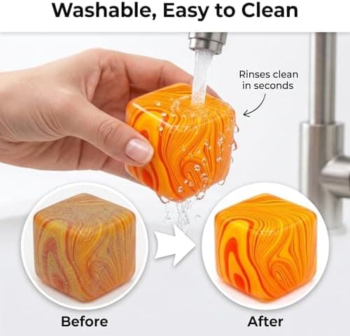 4-pack stresskuber squishy-leksaker i bulk, 5 cm högtäta kub-fidgetleksaker