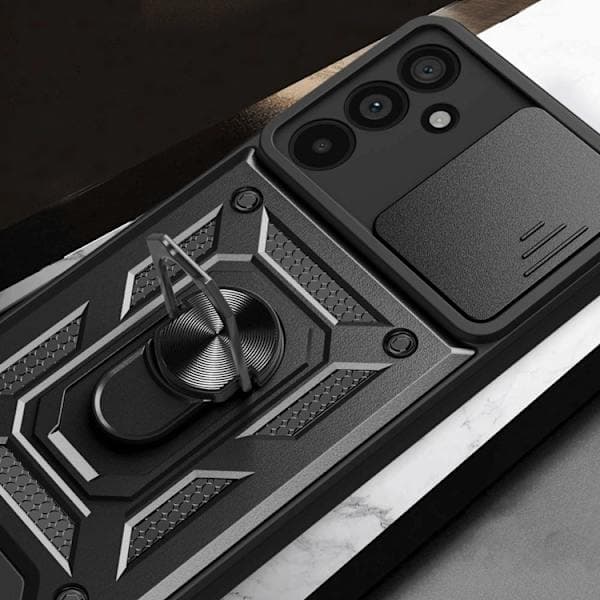 Tech-Protect Camshield Pro-deksel til Samsung Galaxy A56 5G Støtsikkert Svart