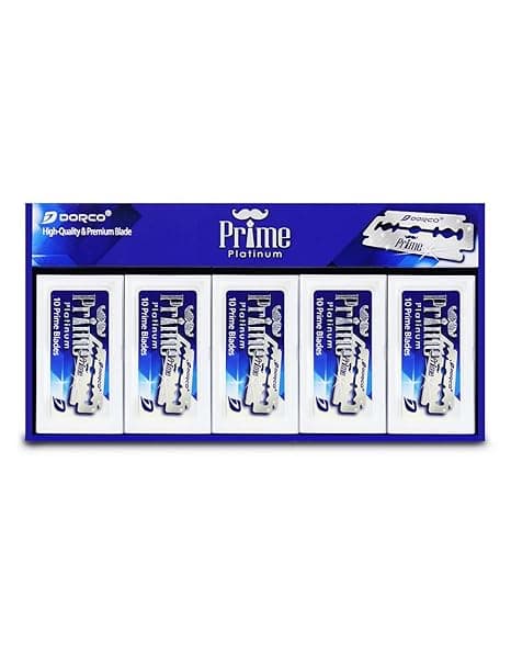 Dorco 100 stk Prime Dobbelteggede Barberblader