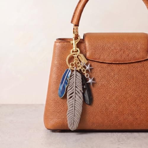Väskberlocker för handväskor - Söt handväskkedjeberlock - Väskaccessoarer Berlocker för kvinnor Feathers