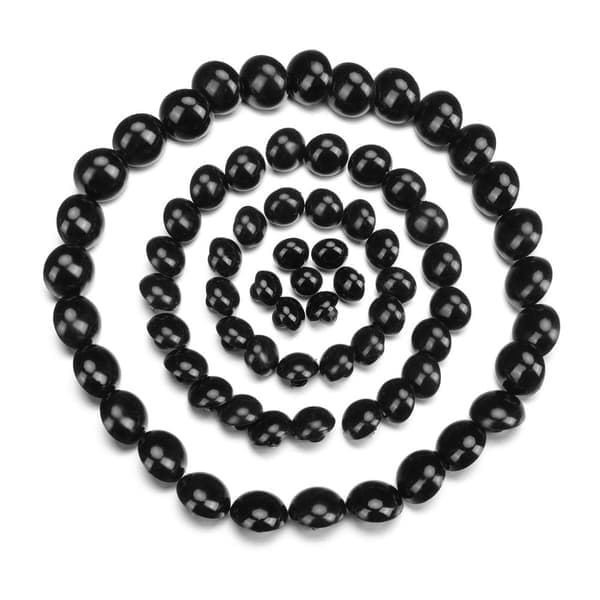 50 st svarta säkerhetsögon för dockor 18MM 18mm 18mm