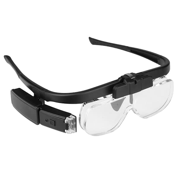 Ladattavat suurennuslasit, handsfree-visiirisuurennuslasi