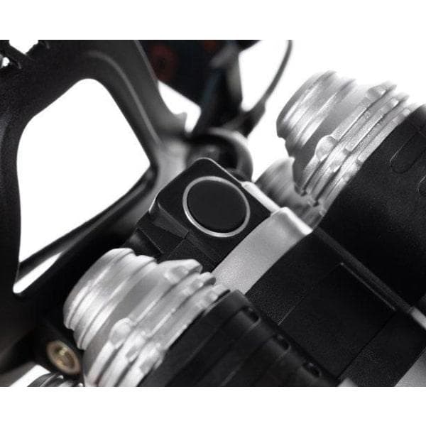 5LED Sterk Hodelykt T6 Oppladbar Hodelykt 3T6 Flylys
