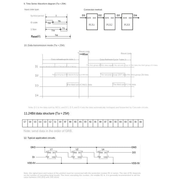 100 st WS2812B Ljuspärlor LED COB Chip Ljusdioder