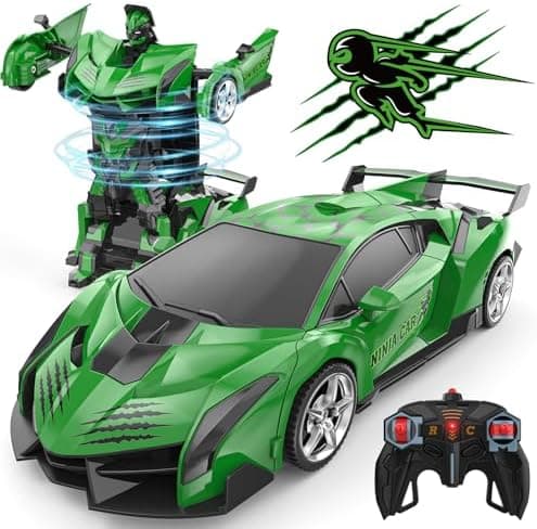 BLUEJAY Transform RC-biler for gutter 3-12, 2.4Ghz fjernstyrt bil Green