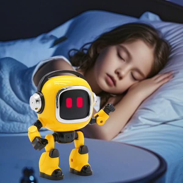 Dpofirs AI Robot, genopladelig interaktiv AI-ledsagerrobot med stemmechat til skrivebordet