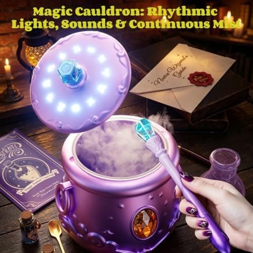 Magic Mix Potion Kit for barn 10+ Lysende Tåke Gryte Jenter Håndverksleke