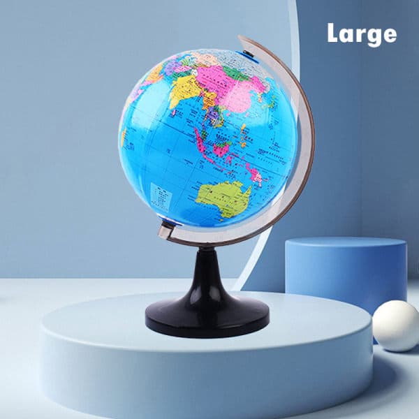 360-graders roterende globus til studerende, geografi, lærerig, stor