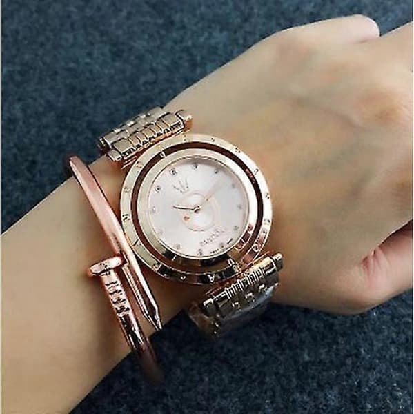 Pandora Dame Roterbart Casual Ur Pandora Dame Roterbart Casual Ur Dame Silver Gold