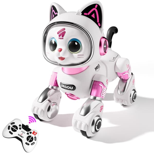 Fjernstyrt Robotkatteleke for jenter og gutter fra 8 år+, interaktiv
