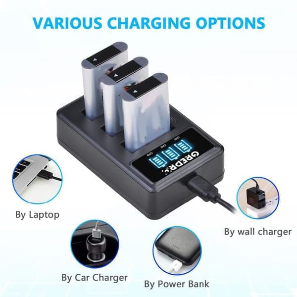 Kamerabatteriladdare för Sony NP-BX1-batteri