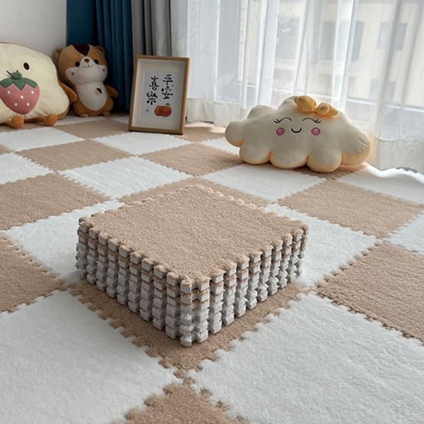 10 st 30*30cm Baby Lekmatta Träningsmatta Barn GRÅ Grå grey
