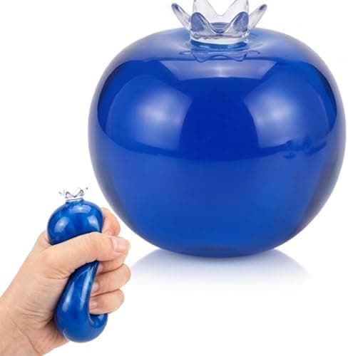 Stor Blåbær Squishy Stressball, Klemme Fidget Leker for Voksne og Tenåringer