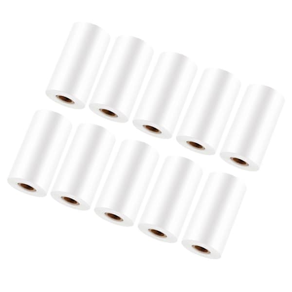 10 stk. termisk papir, til mobil 58mm 30mm mini termisk printer kassebonpapirrulle
