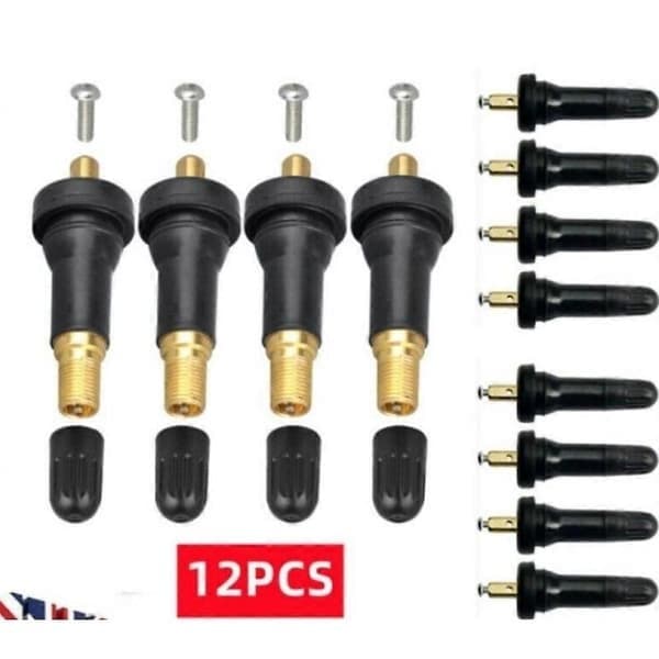 12X TPMS Dæktrykssensor Ventilstamme Reparationssæt til Ford Fiesta Focus Mondeo