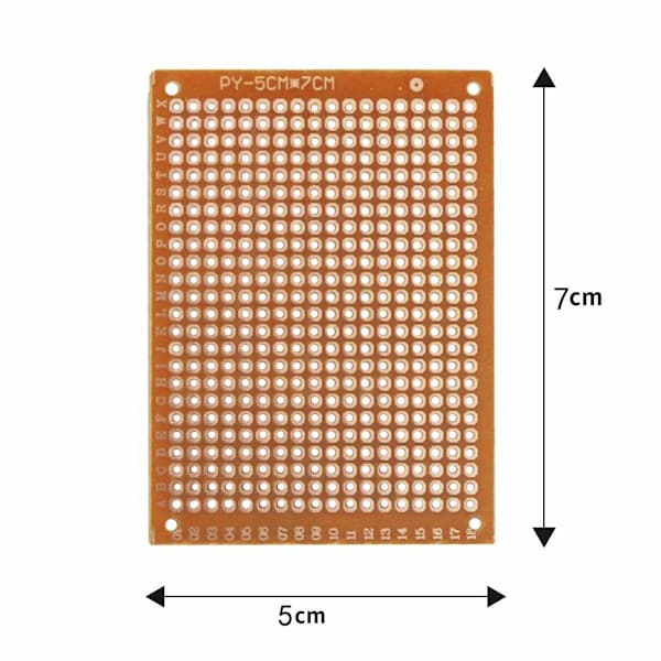 20 stk PCB kretskort, universelt matrisebakelitt kretskort