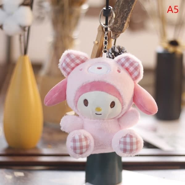 Pehmoavaimenperä Sanrio Melody Kuromi Jade Gui -koiran reppuun, varastossa