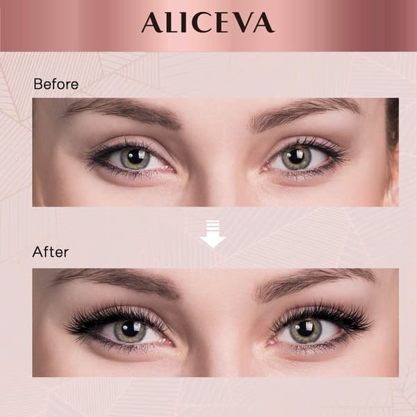 10 par magnetiska ögonfransar eyeliner flytande & pincettset, set 2 - tjocka Set 2-Thick