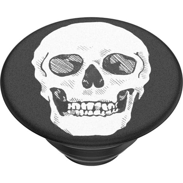 POPSOCKETS Shaky Bones Hvit Avtakbart grep med stativfunksjon