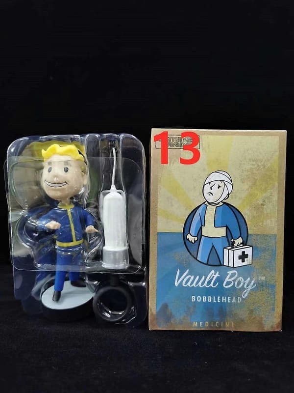 Fallout Vault Boy Bobblehead PVC Actionfigur Samlarmodell Leksak, Stil 13 Style 13