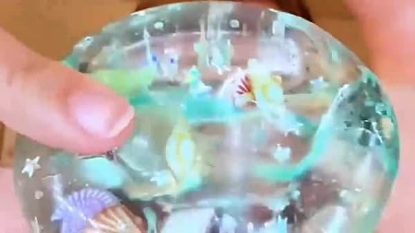 Squishy Ice Cube Fidget Legetøj - Gaver til mænd og kvinder Stressbold til skrivebordsfidgeting, Blødt sensorisk klemmelegetøj til visuel healing og taktil ro, Green