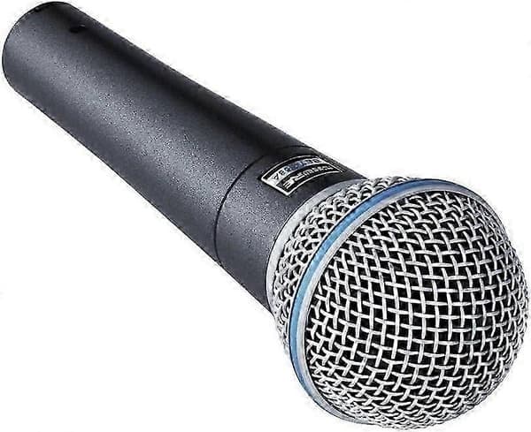 Shure Beta 58A dynamisk vokalmikrofon, profesjonell scenemikrofon for liveopptredener