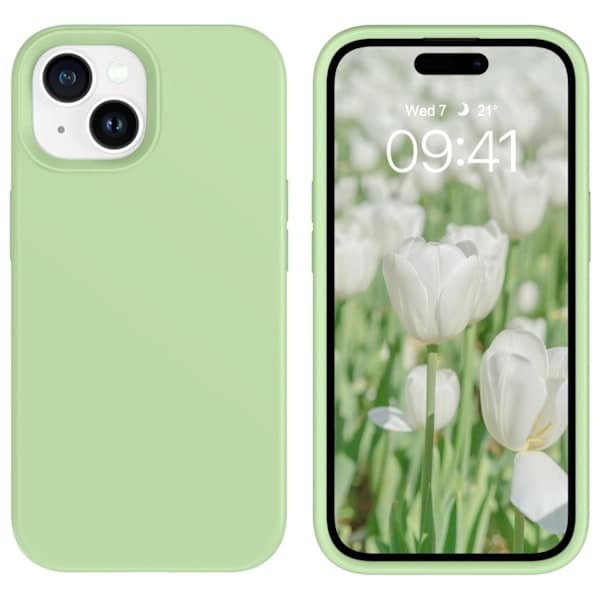 iPhone 13 - Mat TPU-cover Lysegrøn green