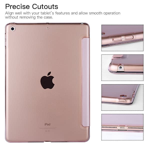 iPad Pro 9.7 2017 Smart Cover Etui Rosaguld