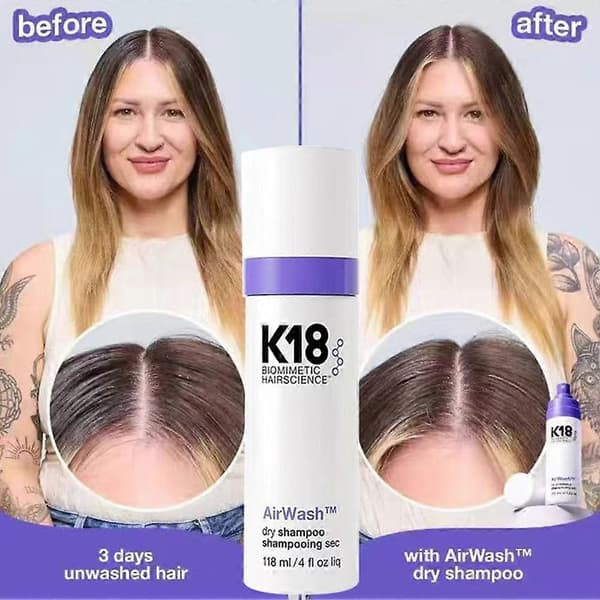 K18 AirWash kuivashampoo 118ml/4 oz
