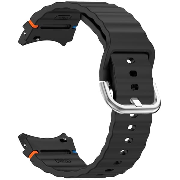 Wave urrem til Samsung Watch 7, sølvspænde, farveægte
