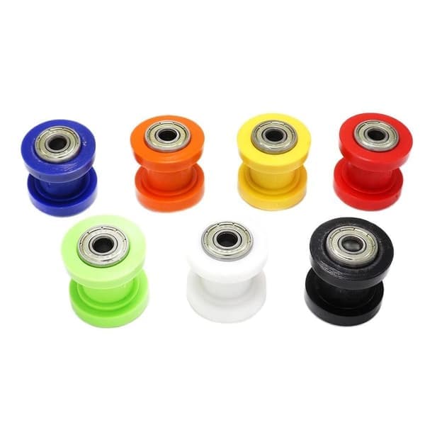Drivkæde Rulle Remhjul Skyder BLÅ 8MM Blå 8mm Blue