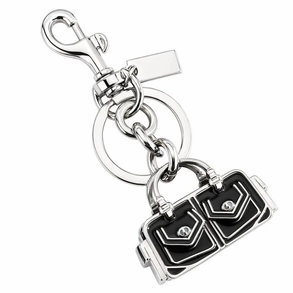Väskberlock, söta handväskberlocker, väsktillbehörsberlocker, väskkedjor, handväskberlocker Handbag Black-Silver