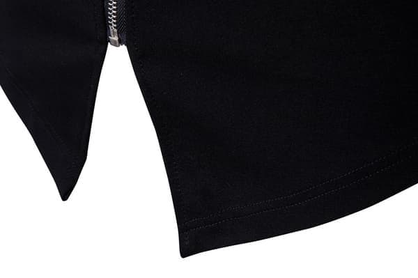 Afslappet bomuldsstrikket sweater med sjalskrave til mænd, størrelse M M