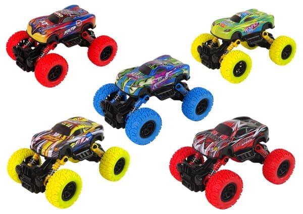 Stødabsorberende Monstertruck med metalhus og gummidæk 396