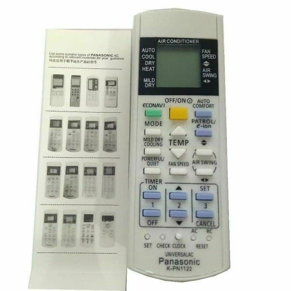 Yleiskaukosäädin K-PN1122 Panasonic-ilmastointilaitteelle